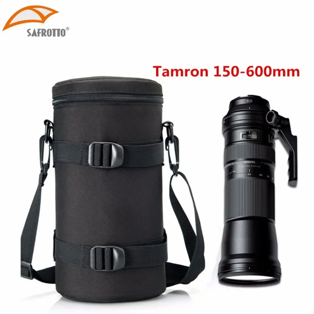 13x29.5cm Camera Lens Pouch Case Bag for Tamron 150-600mm Sigma 150-600 60-600mm, 150-500 & Nikon 200-500mm lenses