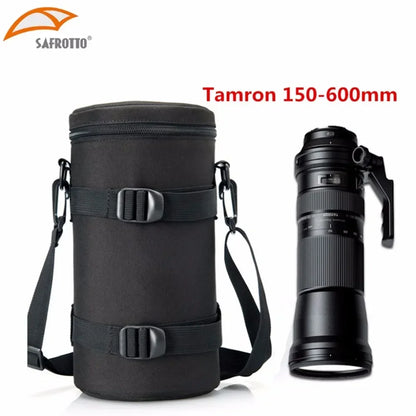 13x29.5cm Camera Lens Pouch Case Bag for Tamron 150-600mm Sigma 150-600 60-600mm, 150-500 & Nikon 200-500mm lenses