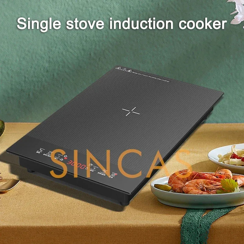 3000W  Embedded Induction Cooker Single Stove Electric Ceramic Stove Multifunctional Commercial High Power Household Fire Boiler