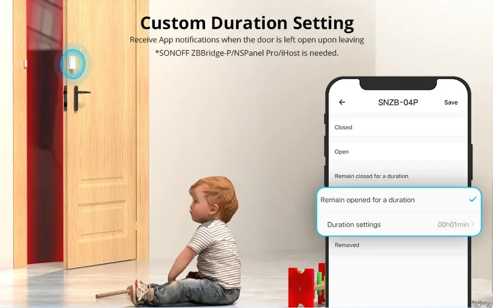 SONOFF SNZB-04P Sonoff Zigbee Door Sensor SNZB 04P Local Smart Scene Linkage Tamper Alert Home Security Work with Alexa Google