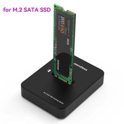 Blueendless External SSD Hard Disk M.2 SSD Enclosure 10Gbps Online Reading Writing Speed SSD Case For SATA NVME Docking Station