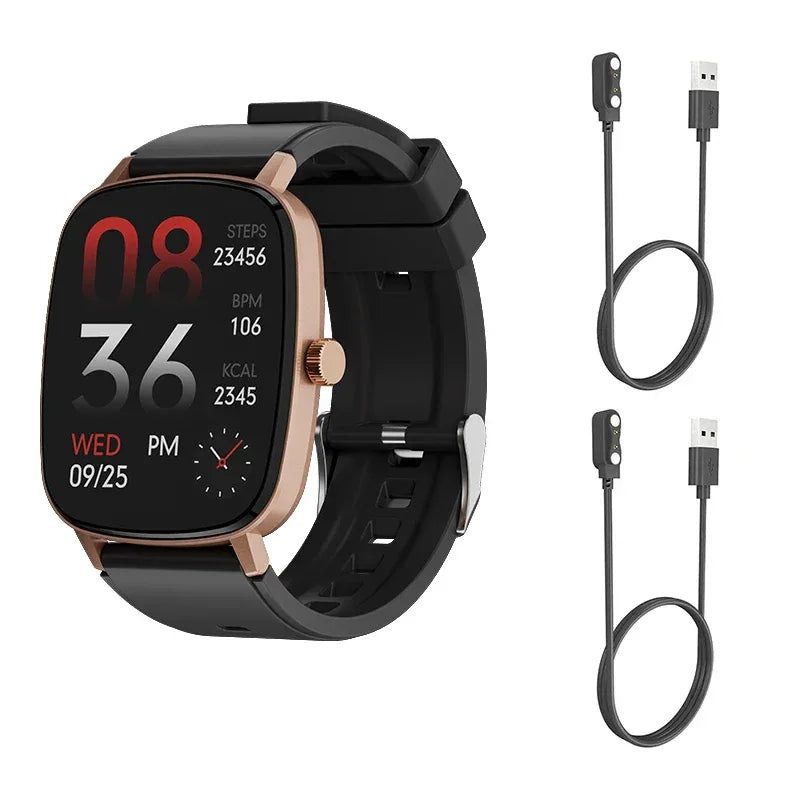 2.01 Inch Aiweile AW63 Smart Watch Men Clock Smartwatch Bluetooth Call Fitness Wristwatch for Android IOS Lightweight PK LT10