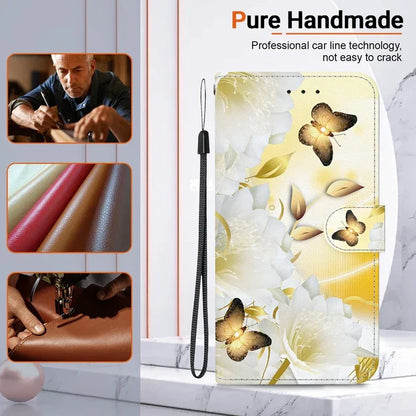 For Xiaomi Redmi 13 Case Solid Color Leather Flip Phone Case for Xaomi Redmi 13 Cover Redmi13 13C 5G Wallet Card Slots Etui
