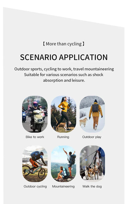 Vilico Outdoor Mountaineering Hiking and Cycling Gloves for Men and Women With Thickened Shock Absorbers Breathable and Non Slip