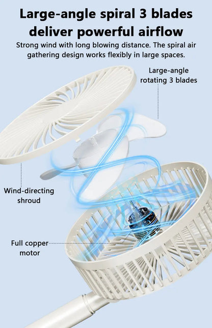 Lenovo USB Direct Desktop Fan Premium airflow Portable Cool Modern Living fan Premium Silent Fan Suitable for dormitory office