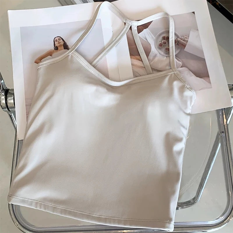 Women's Yoga Sports Fitness Vest, Pilates Running Bra, Thin Belt, Professional Training Underwear, Chest Mat, Fitness Gear