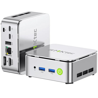 GMKtec G10 AMD Ryzen 5 3500U Mini PC Dual Channel DDR4 2400MT/s NVMe SSD Win 11 Pro WiFi BT 2.5Gbps LAN Desktop Office Computer