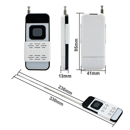 RF Wireless Remote Control Switch 433Mhz AC 110V 120V 240V 220V 30A Relay for Light Lamp Water Pump Door Access System