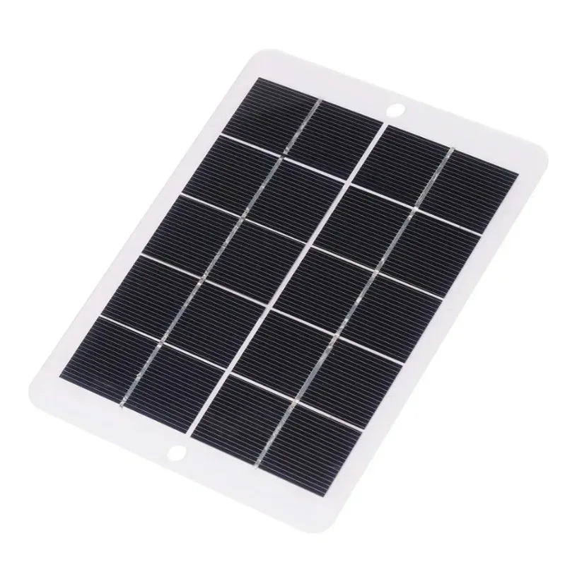 Portable 3W 5V solar panel Multipurpose Phone Camping Fan Light solar charger USB Solar Panel For Outdoors Emergency Supply