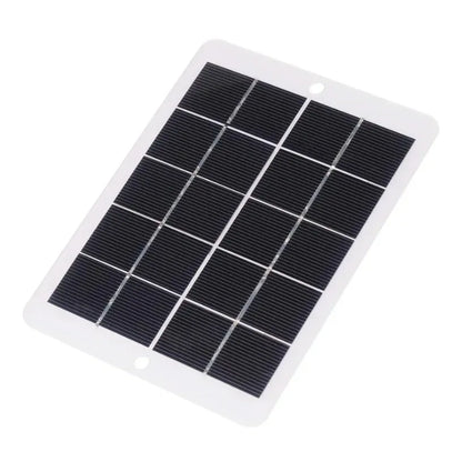 Portable 3W 5V solar panel Multipurpose Phone Camping Fan Light solar charger USB Solar Panel For Outdoors Emergency Supply