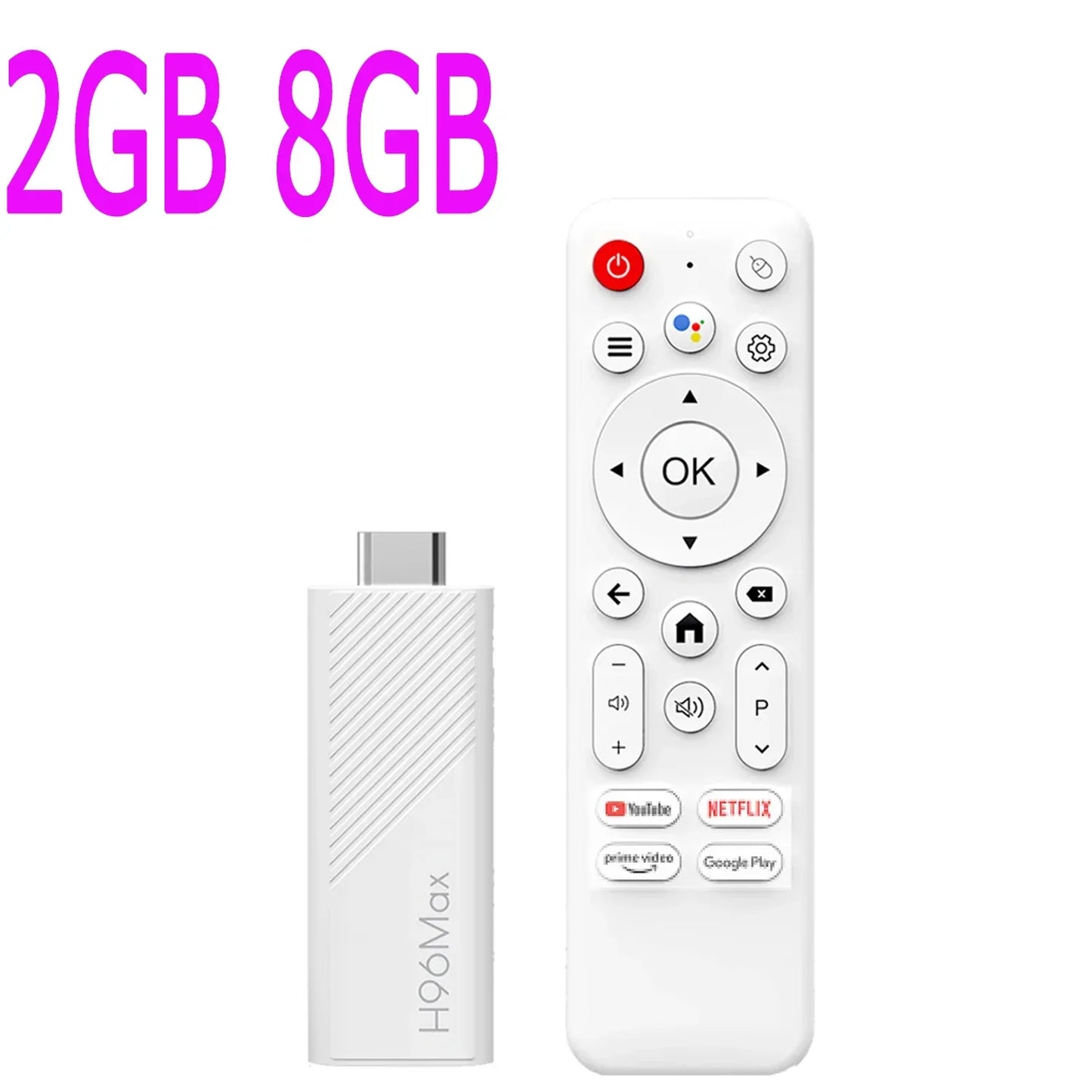 H96 Max H313 Android TV Stick Allwinner Quad Core 4K Wifi6 BT Voice Assistant Remote Control Game Media Player Smart TV Box