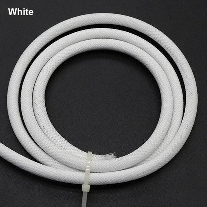 1-50M 2mm Insulated PET Braid Sleeves Sleeving High Density Cable Sheath Wrap Cable Protector Braid For Wires