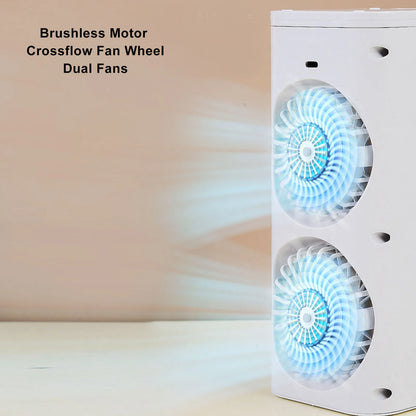 Desktop Air Conditioner Fan, Desk Air Cooler Excellent Cooling Effect Night Light Air Conditioner Fan for Homes Dormitories