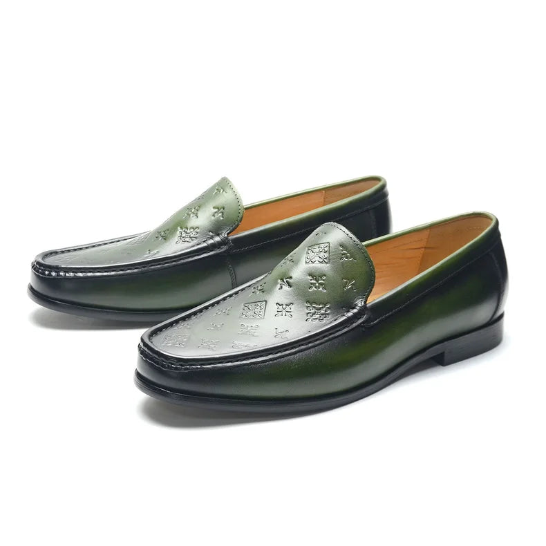 Luxury Men Formal Loafers Genuine Leather Comfortable Business Dress Shoes Slip On Mens Office Driving Shoes