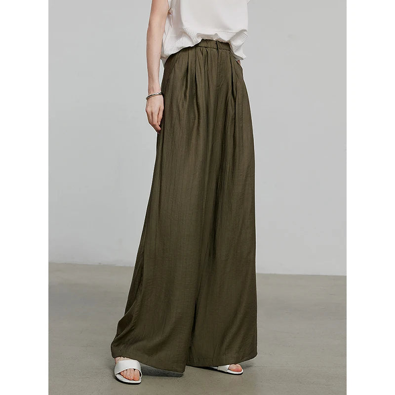 TOYOUTH Women Casual Pants 2025 Summer New Long Pants 8527002