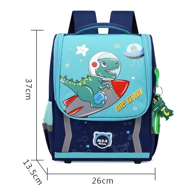 Waterproof Children Primary School Bags Cute Unicorn Rainbow Backpacks Kids Cartoon Animal Dinasour Shcoolbags for Kindergarten