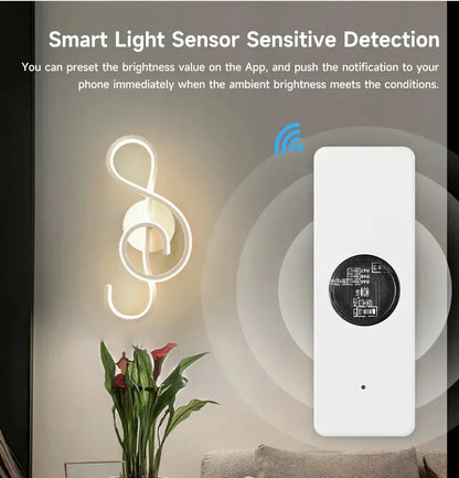 Tuya ZigBee Light Sensor Luminance Sensor Illumination Brightness Detector Home Automation with Smart Life Device Linkage Tuya