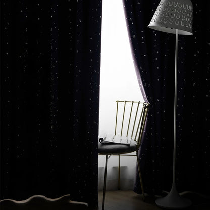 Home Children's Room Blackout Curtain Bedroom Soundproof Drapes Large Area Balcony Bay Window Curtains Modern Living Room Drape
