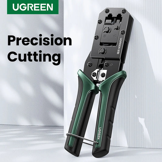 UGREEN RJ45 Crimper Tools RJ45 Crimping Pliers for CAT6/7 Ethernet Lan Cable Network Cutter Stripper Plier Multifuntion Tool by PDG ibma