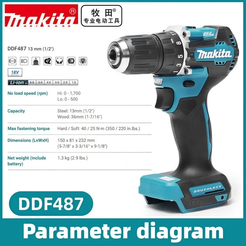 Genuine 6AH makita BL1860 6ah Battery Power Tools Li-ion Replacement LXT BL1850 BL1840 for 18V Screwdriver with BMS 18v battery