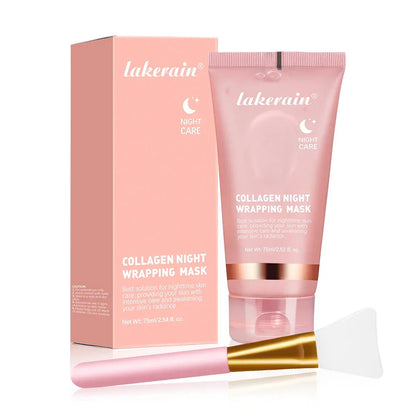 Korean Deep Collagen Mask Peel Off Mask Face Anti Wrinkle Lifting  Skin Care Masks Bio Pack Night Wrapping Woman Overnight Skin