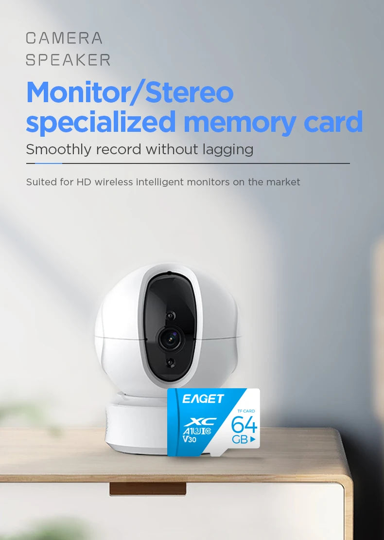 Eaget T1 Memory Card 512GB 256GB 128GB 32GB TF SD Card Class10 UHS-1 Flash Card Memory 64GB 32GB SD Card