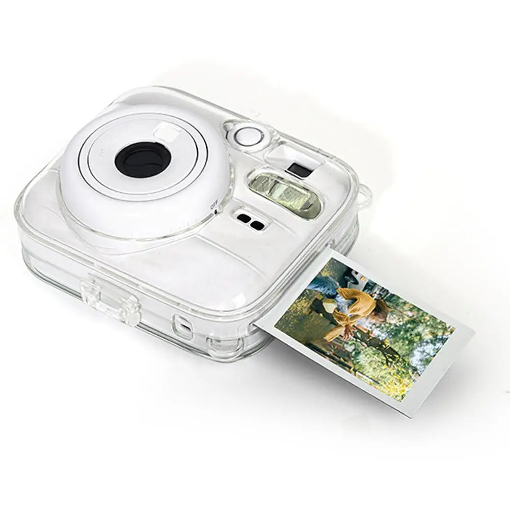 Crystal Clear Case for Fujifilm Instax Mini 13 Camera Transparent Hard PC Protective Cover Shell B1K4