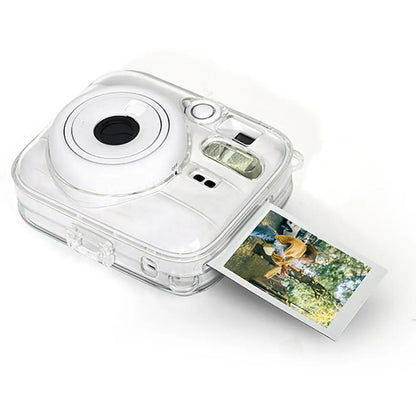 Crystal Clear Case for Fujifilm Instax Mini 13 Camera Transparent Hard PC Protective Cover Shell B1K4