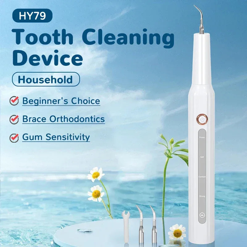 2026 Ultrasonic Tooth Cleaner Dental Scaler Calculus Remover Plaque Tartar Eliminator Dental Stone Removal Teeth Cleaning Tools