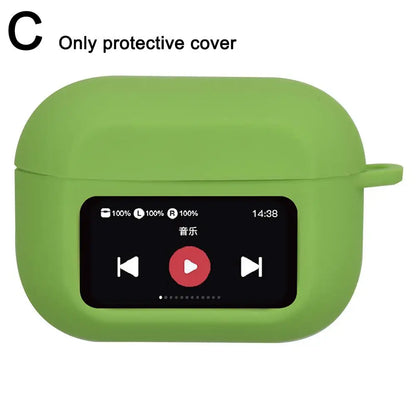 For A9 Pro Headset Case Earphone Case For Airpods Protective Cover Anti-Fall Shockproof Dustproof Transparent Silicone Case