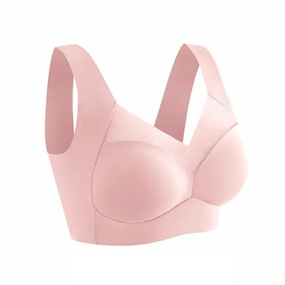 2 PCS Underwear Seamless Bra Women Is Sexy Large Size Tops Support Small Comfortable No Steel Ring Underwear L-6XL