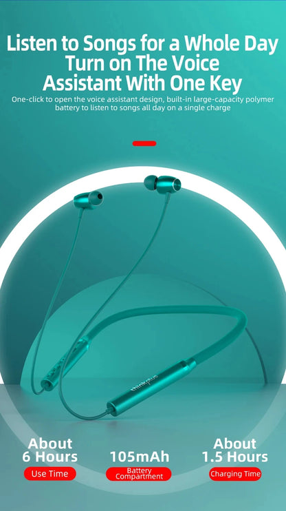100% Origial Lenovo HE05X Bluetooth Earphones Earphone Waterproof Earplugs HIFI Sound Magnetic Neckband Headset Sports Headphone