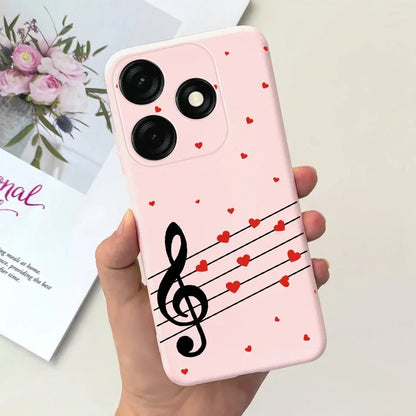 For Tecno Spark 20 Case Spark 20C BG7n Prety Girls Butterfly Painted Phone Case For Tecno Spark 20 Pro Spark20 C Soft TPU Fundas