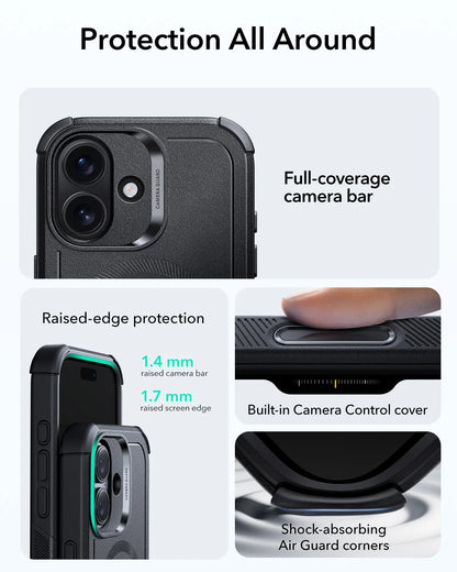 ESR for 17 Pro Max Case With Camera Control Button Military-Grade Protective Magnetic Phone Case For iPhone 16&17&17 Air&16 Pro