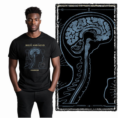 Coolmind U4 Streetwear Cool Print Exclusive Graphic T shirt fo men 100% Cotton Big Size vintage BLACK men's novelty tee shirt