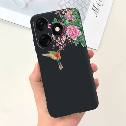 For Tecno Spark 20 Case Spark 20C BG7n Prety Girls Butterfly Painted Phone Case For Tecno Spark 20 Pro Spark20 C Soft TPU Fundas