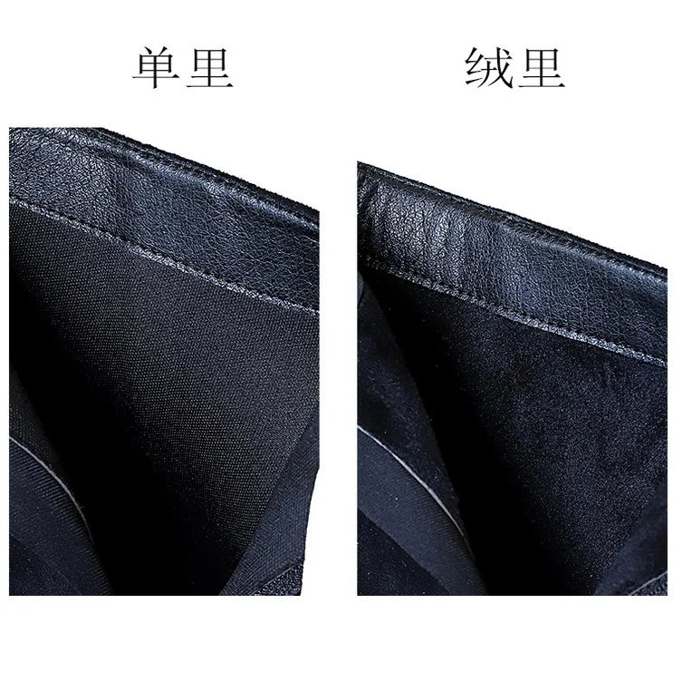 BIGTREE Shoes Suede Ankle Boots For Women Heels Winter Boots Pointed Stilettos High-heeled Boots Side Zipper Black Short Boots