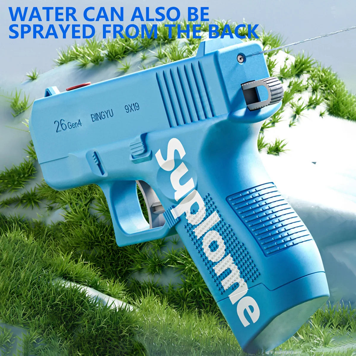 Children's prank creative double-sided water gun outdoor prank water gun toy funny mischief reverse spray water