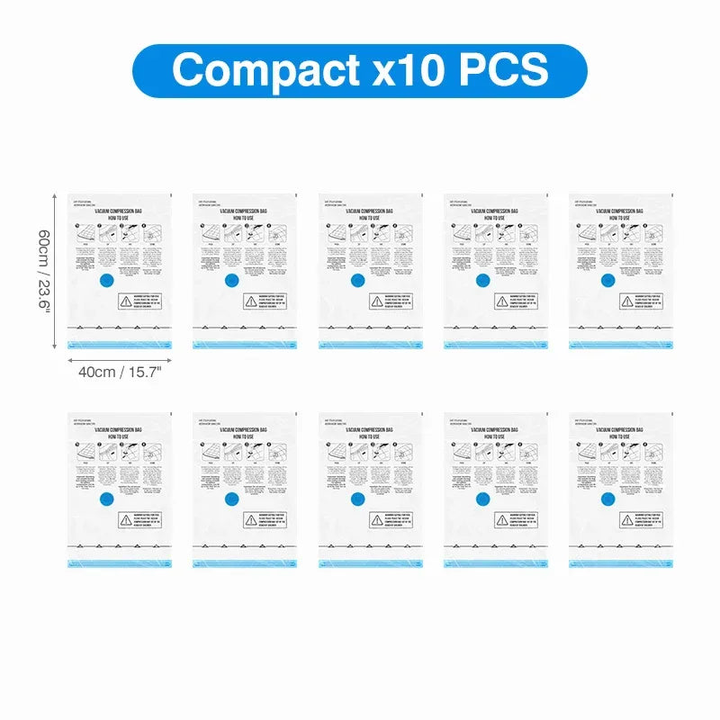 Cordless Electric Pump for Vacuum Storage Bags Travel Rechargable Air Pump for Space Saver Bag Various Clothes Luggage Seal Bags