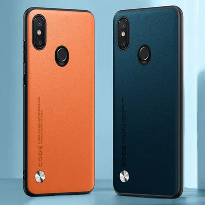 Luxury PU Leather Case For Xiaomi Mi 8 Mi8 Back Cover Matte Silicone Full Protection Phone Case For Xiaomi 8 Xiaomi8 Coque