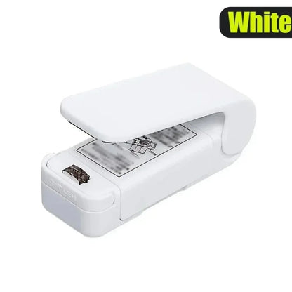 Mini Heat Bag Sealing Machine Package Sealer Bags Thermal Plastic Food Bag Closure Portable Sealer Food Packaging Heat Sealer