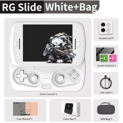 Anbernic RG Slide Handheld Game Console 4.7-inch LTPS In-Cell Screen Android 5000mAh Video Gaming Player Supports 1080p-Port Out