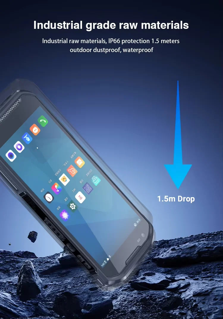 PDA Android Handheld Terminal Honeywell Barcode Scanner 1D Laser 2D QR Portable Data Collector Terminal Device with WIFI 4G NFC