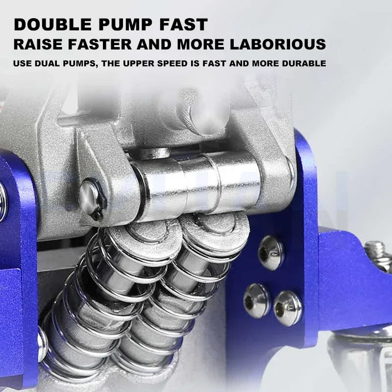 Automotive Aluminum Alloy Horizontal Hydraulic Jack Tire Replacement Auto Repair Lifting Jack Car SUV Off road Vehicle Aluminum