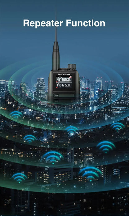 2Pack Baofeng 15W 50KM Waterproof Walkie Talkie 999CH AM FM 2-Way Radio Full Band LCD Screen Frequency Copy Noise Reduce UV16M
