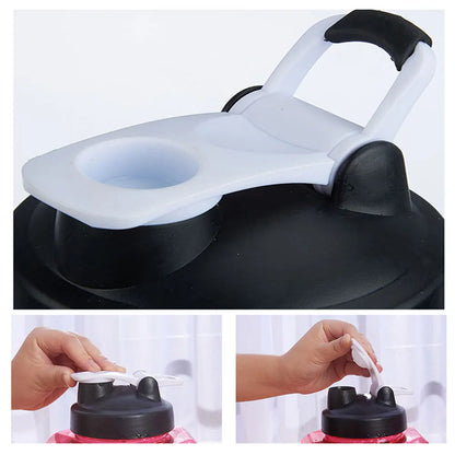 2.6L Sports Dumbbell Shaped Kettle Sport Water Bottle Outdoor Indoor Fitness Cycling Water Bottle Camping Cold Water Bottle