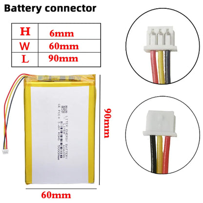 Replace 3.8V 606090 5000mAh Lipo Battery  For anbernic RG505 Game machine Open source handheld console