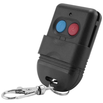 8 Dip Switch Smart Copy Remote Control Fixed Code 2 CH Duplicator For Gate Garage Door Opener Or Alarm System, Easy Install