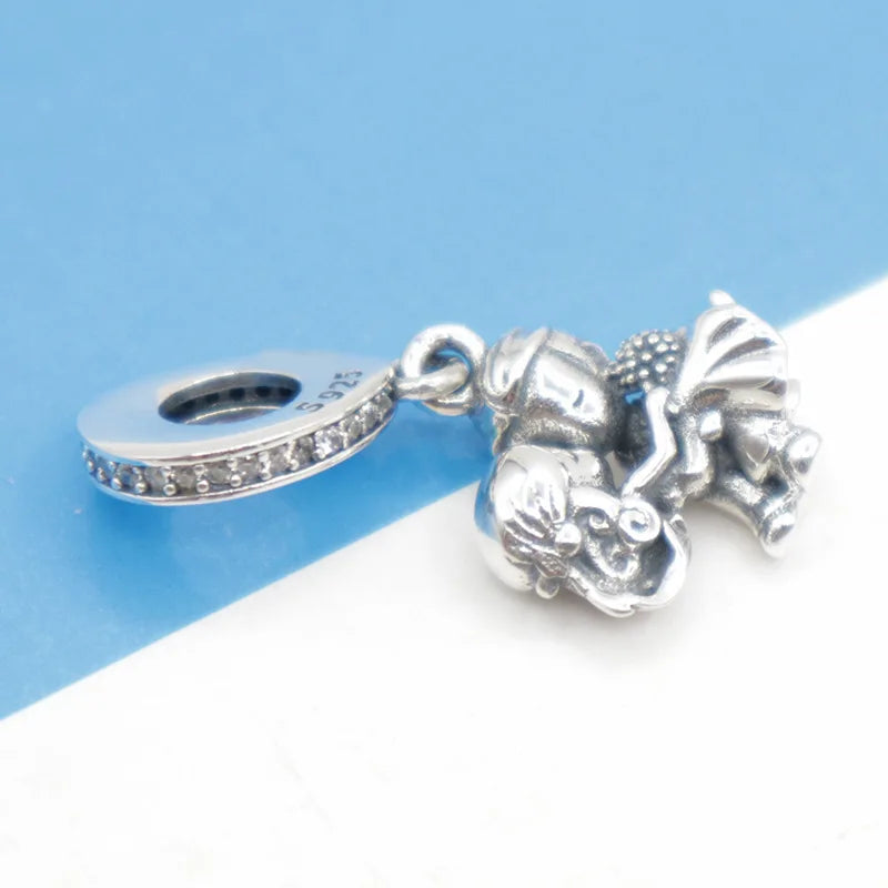 The New 925 Sterling Silver Charm Mother's Day Queen Crown Gift Box Fits Women Jewelry With Original Bracelet Accessories