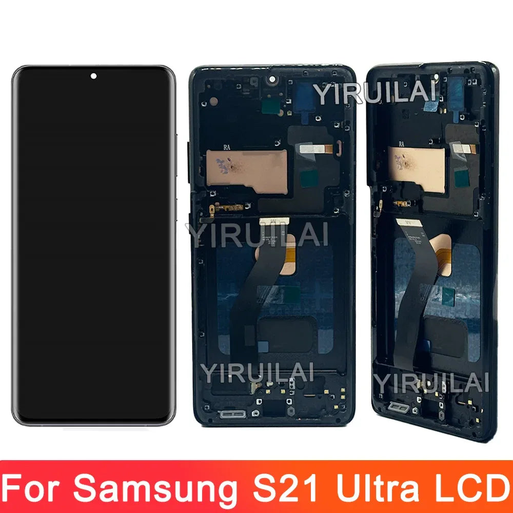 6.78" Super AMOLED For Samsung S21 Ultra 5G G998 G998U Display Touch Screen Digitizer For Samsung S21Ultra G998B LCD